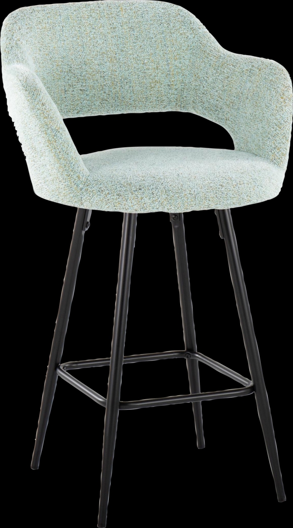 Jouett Green Counter Height Stool, Set of 2 - Thumbnail - Image 2