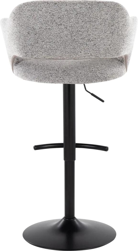 Jouett IV Gray Adjustable Barstool, Set of 2 - Thumbnail - Image 6