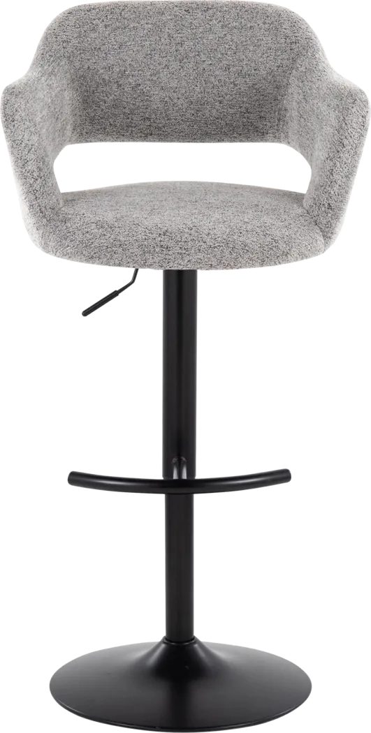 Jouett IV Gray Adjustable Barstool, Set of 2 - Thumbnail - Image 7