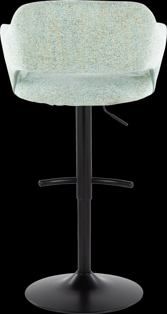 Jouett IV Green Adjustable Barstool, Set of 2 - Thumbnail - Image 6