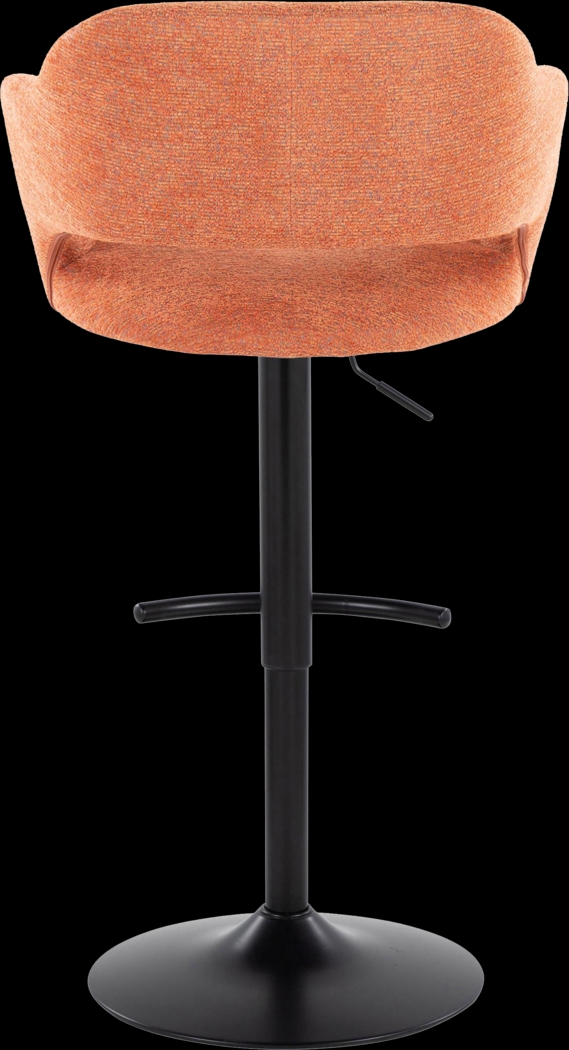 Jouett IV Orange Adjustable Barstool, Set of 2 - Thumbnail - Image 6