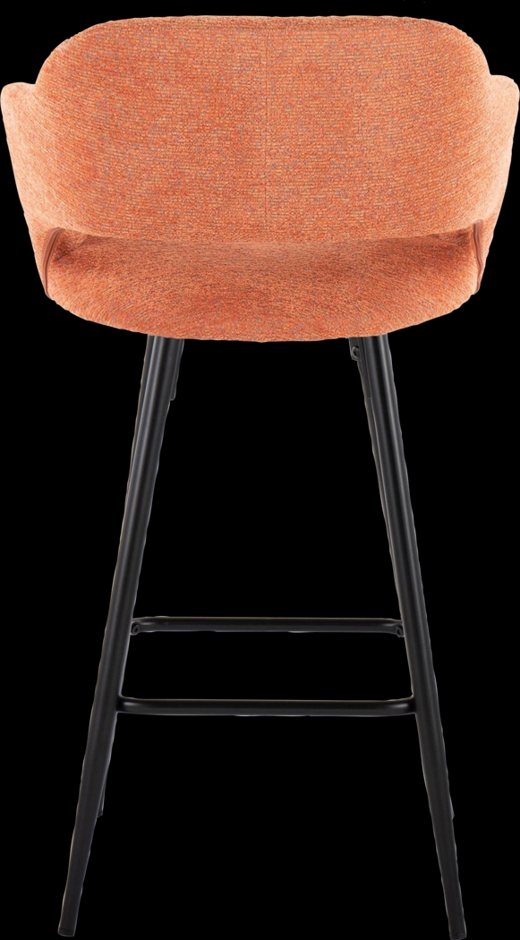 Jouett Orange Counter Height Stool, Set of 2 - Thumbnail - Image 4