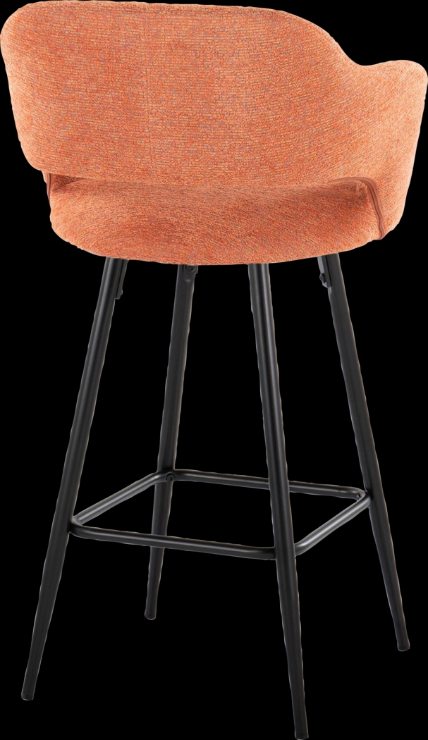 Jouett Orange Counter Height Stool, Set of 2 - Thumbnail - Image 5