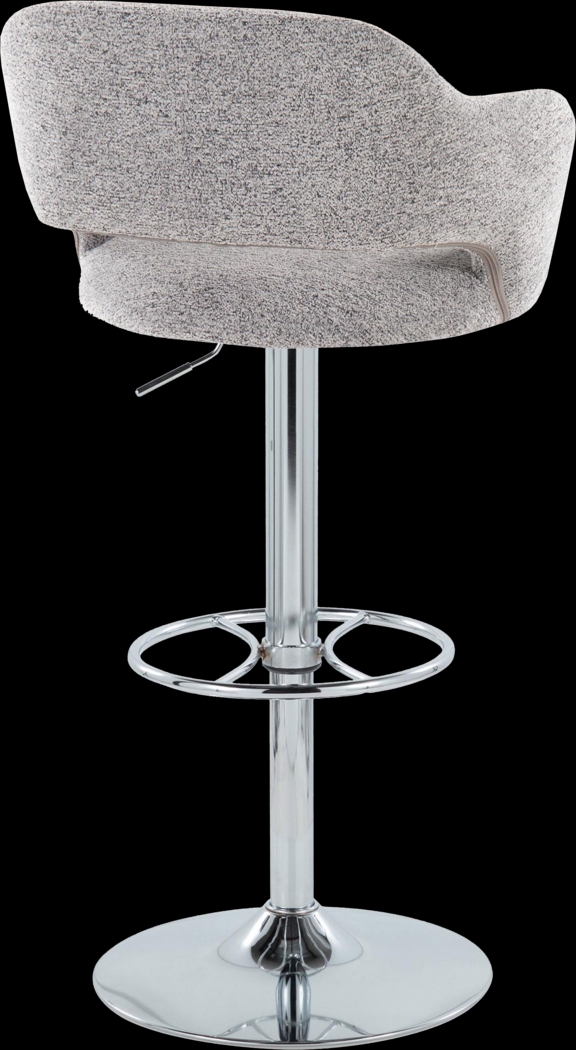 Jouett V Gray Adjustable Barstool, Set of 2 - Thumbnail - Image 5