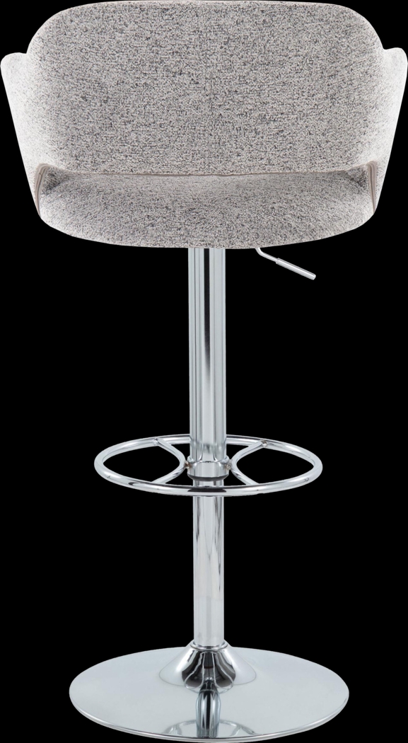 Jouett V Gray Adjustable Barstool, Set of 2 - Thumbnail - Image 6