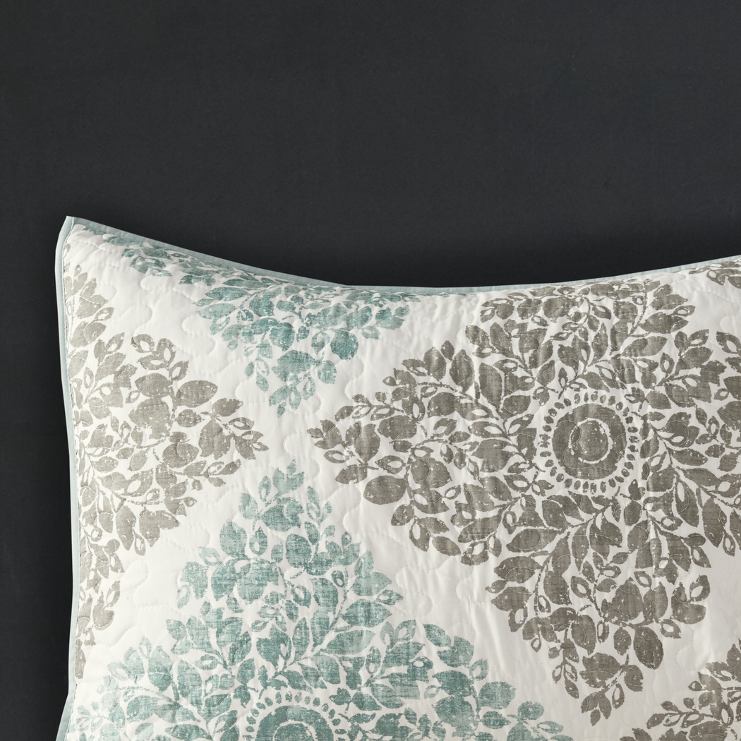 Joulee Blue 6 Pc King/California Coverlet Set - Thumbnail - Image 9