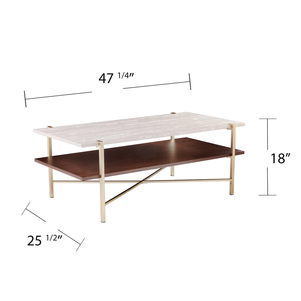 Journeyville White Cocktail Table - Image 5