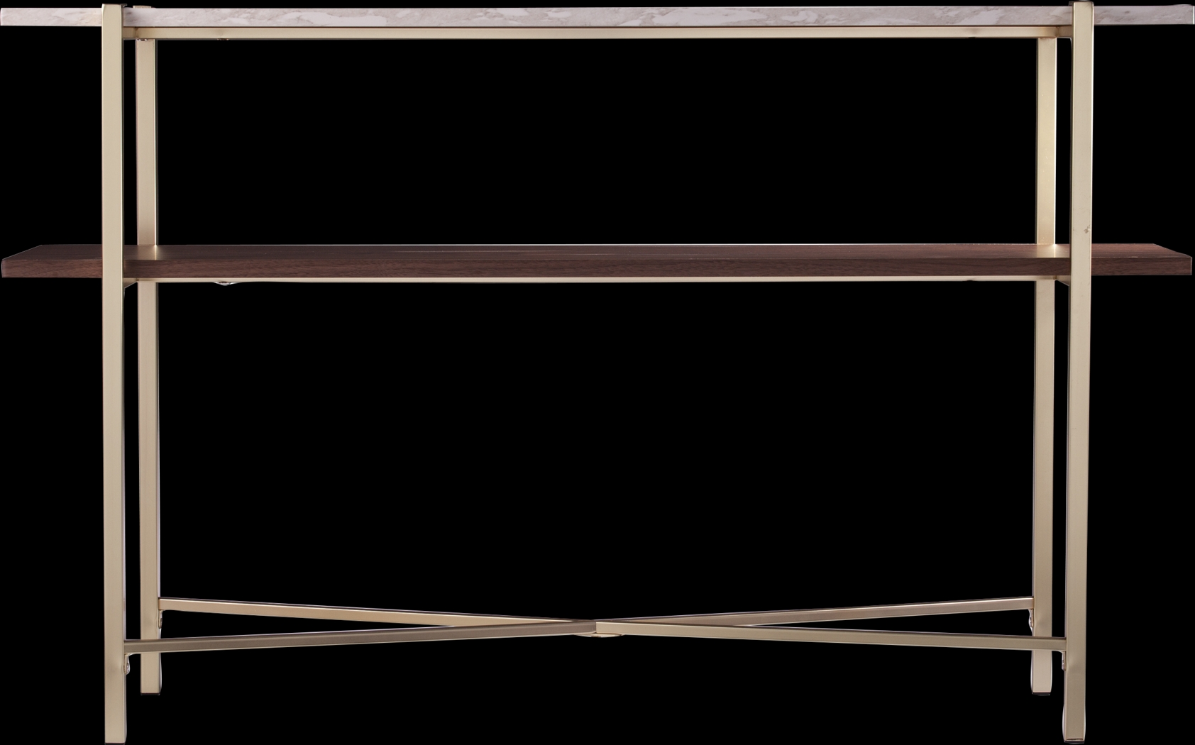 Journeyville White Sofa Table - Thumbnail - Image 2