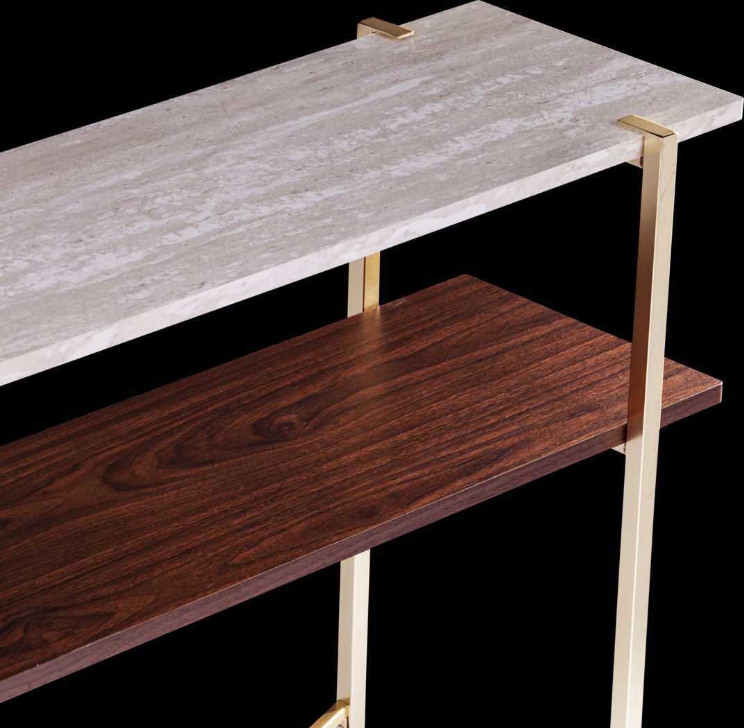 Journeyville White Sofa Table - Thumbnail - Image 3