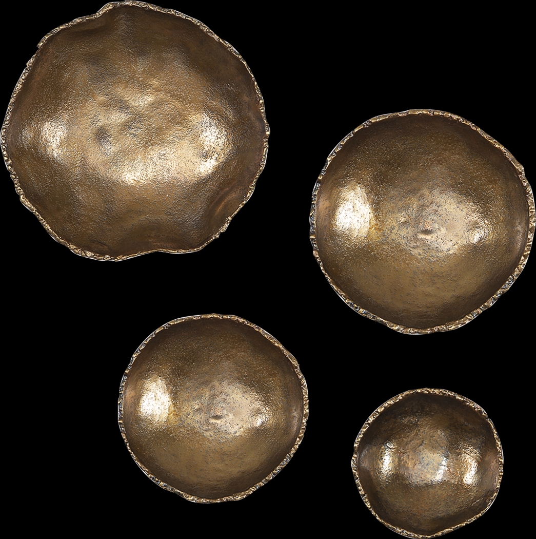 Jousting Brass Wall Art, Set of 4 - Thumbnail - Image 1