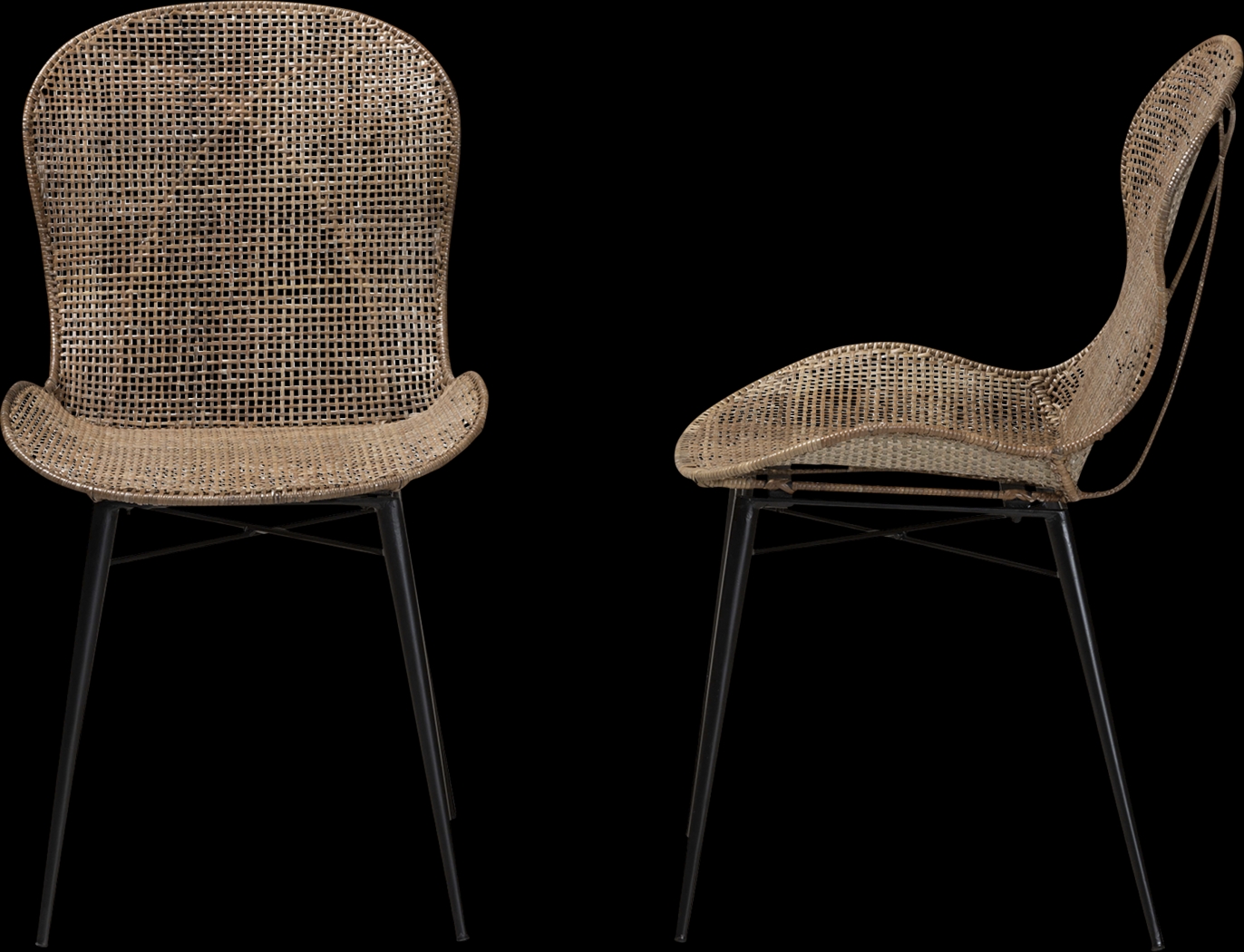 Jouvette Brown Side Chair, Set of 2 - Thumbnail - Image 5