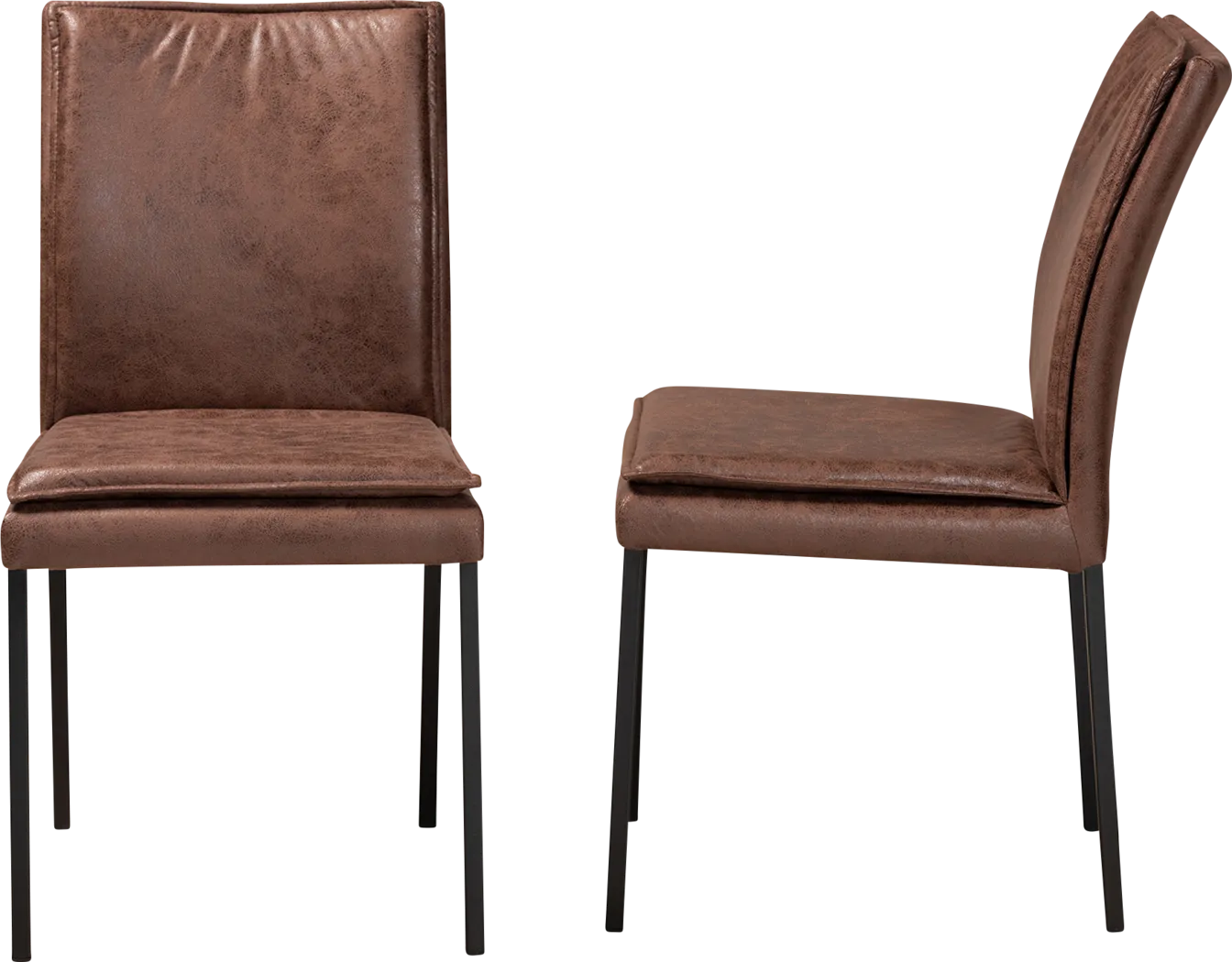 Joval Brown Side Chair, Set of 2 - Thumbnail - Image 3