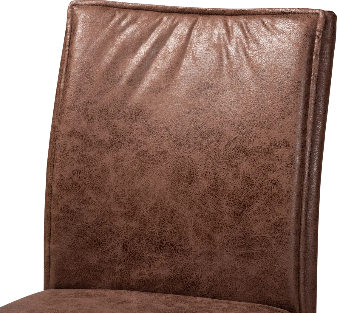 Joval Brown Side Chair, Set of 2 - Thumbnail - Image 4