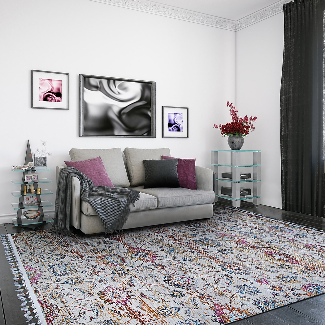 Jowan Multi 5'3 x 7'10 Rug - Thumbnail - Image 4