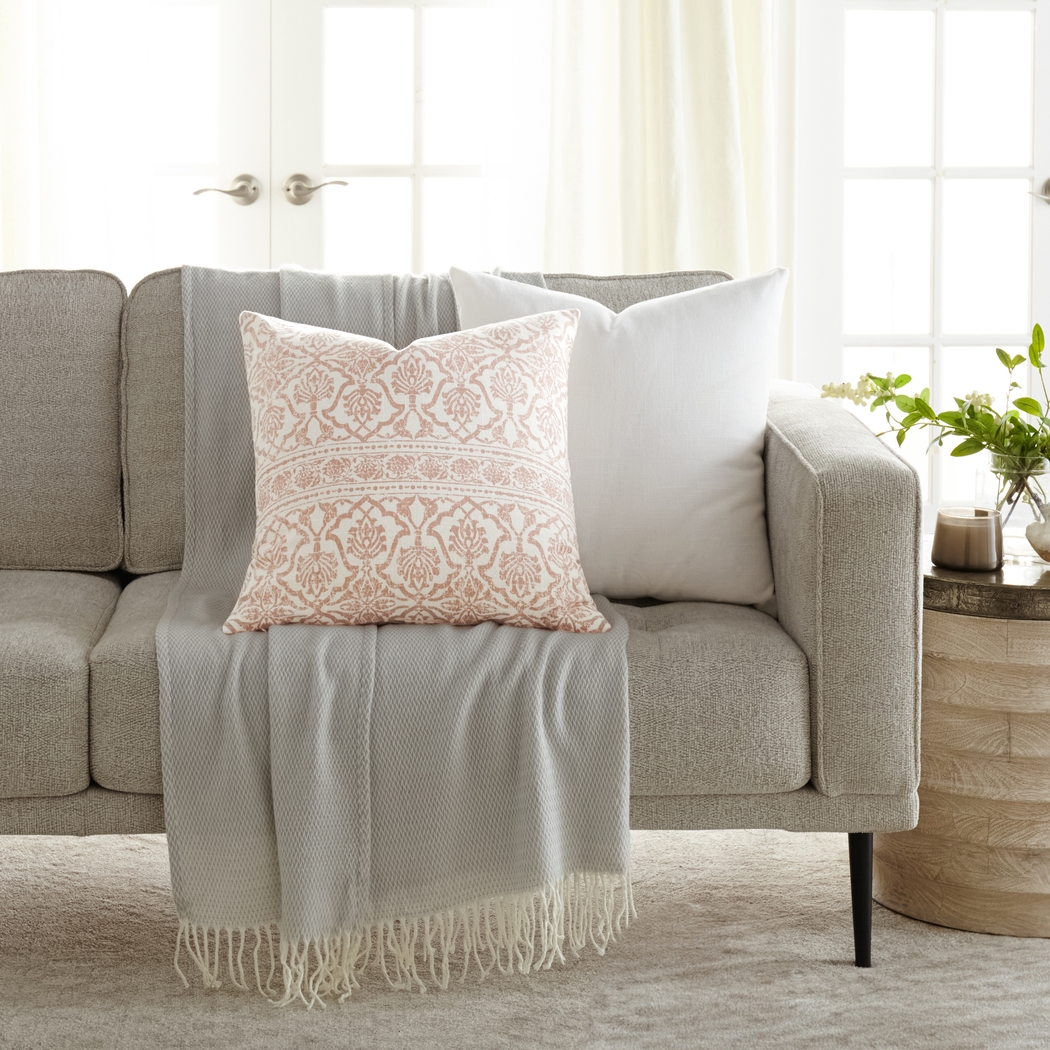 Joyce Anne Pink Accent Pillow Set of 2 - Thumbnail - Image 2