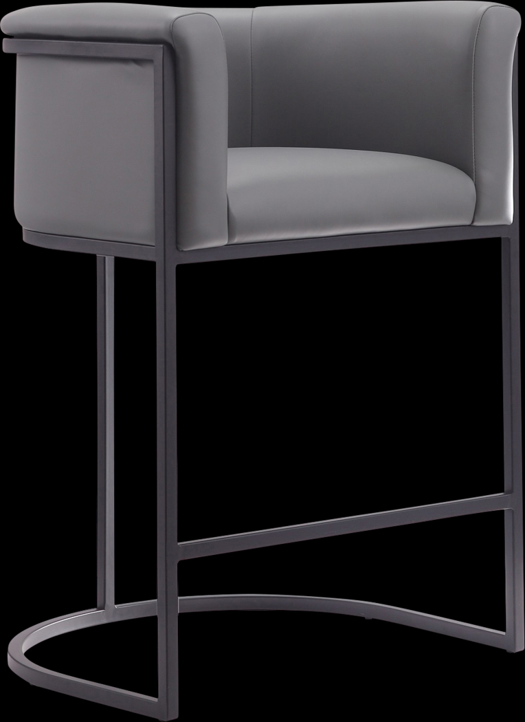 Joycestone Gray Counter Height Stool - Thumbnail - Image 1