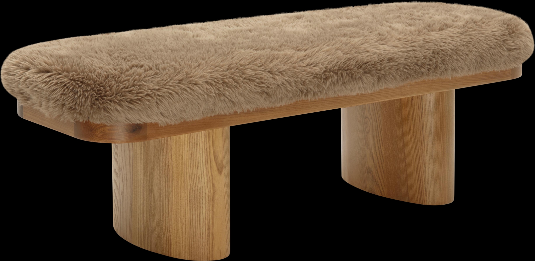 Joystonea I Taupe Accent Bench - Thumbnail - Image 1