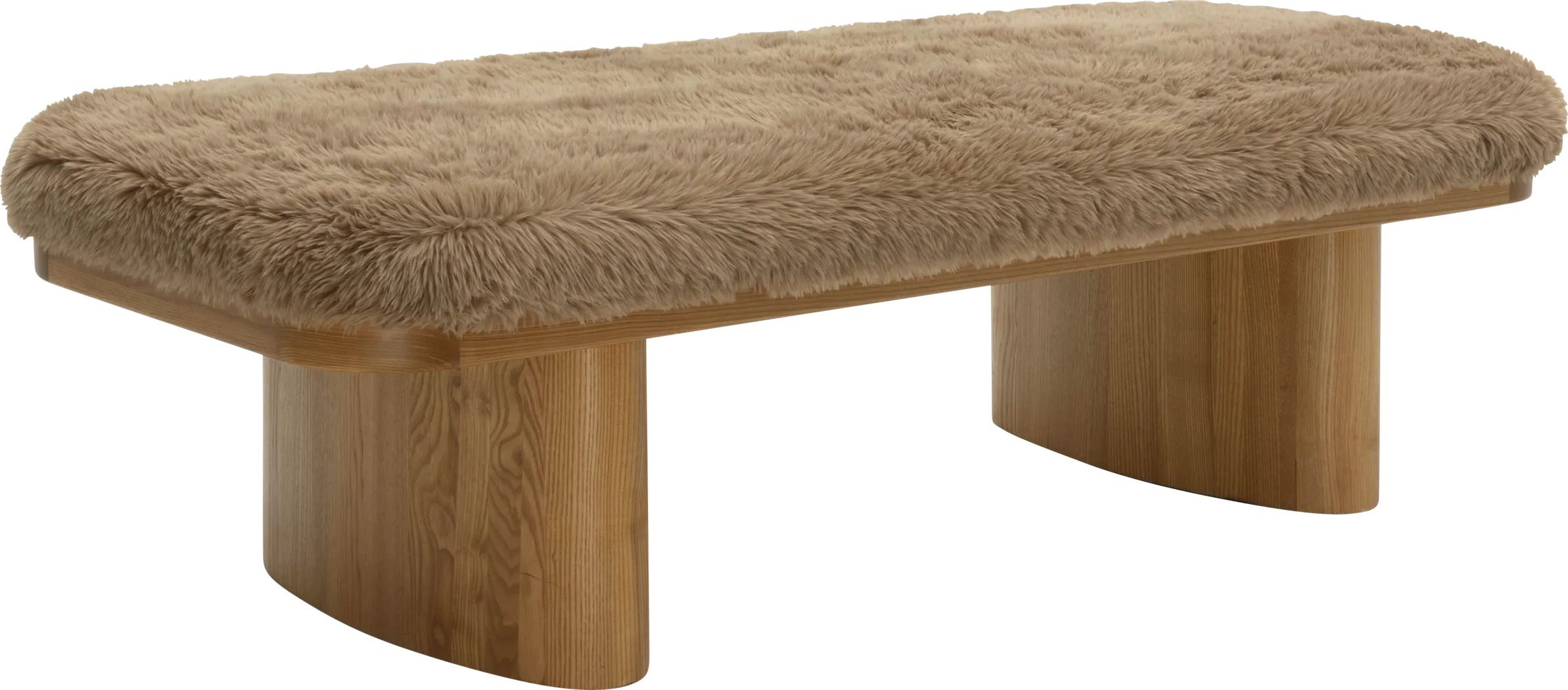 Joystonea II Taupe Accent Bench - Thumbnail - Image 1