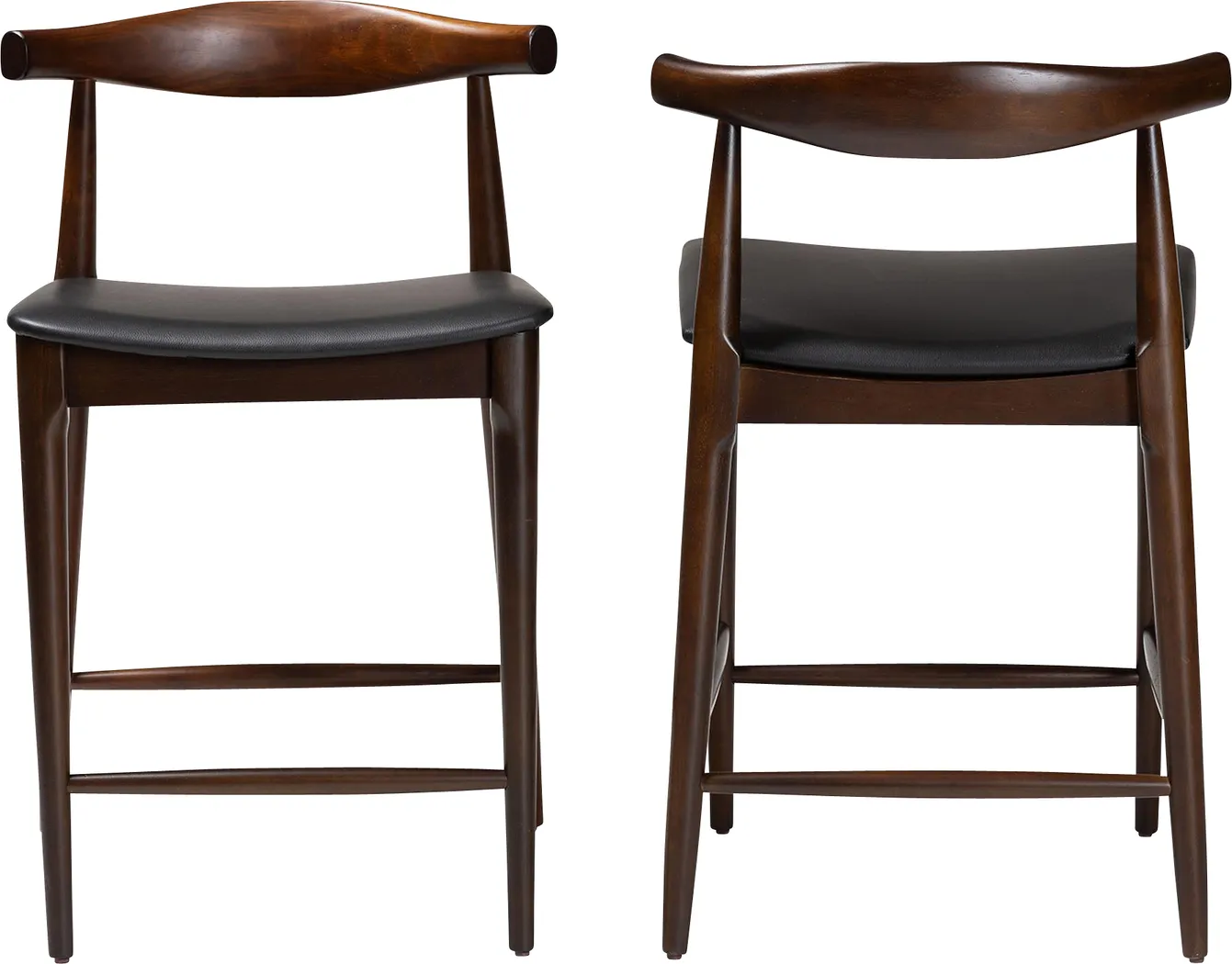Joywood Black Counter Height Stool, Set of 2 - Thumbnail - Image 5