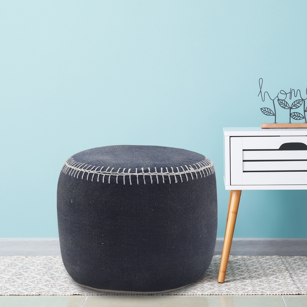 Jozette Navy Pouf - Thumbnail - Image 3