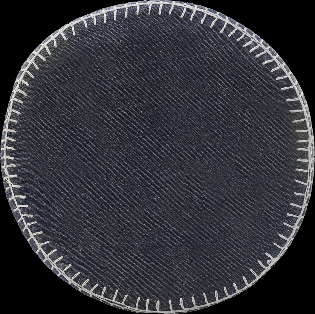 Jozette Navy Pouf - Thumbnail - Image 4
