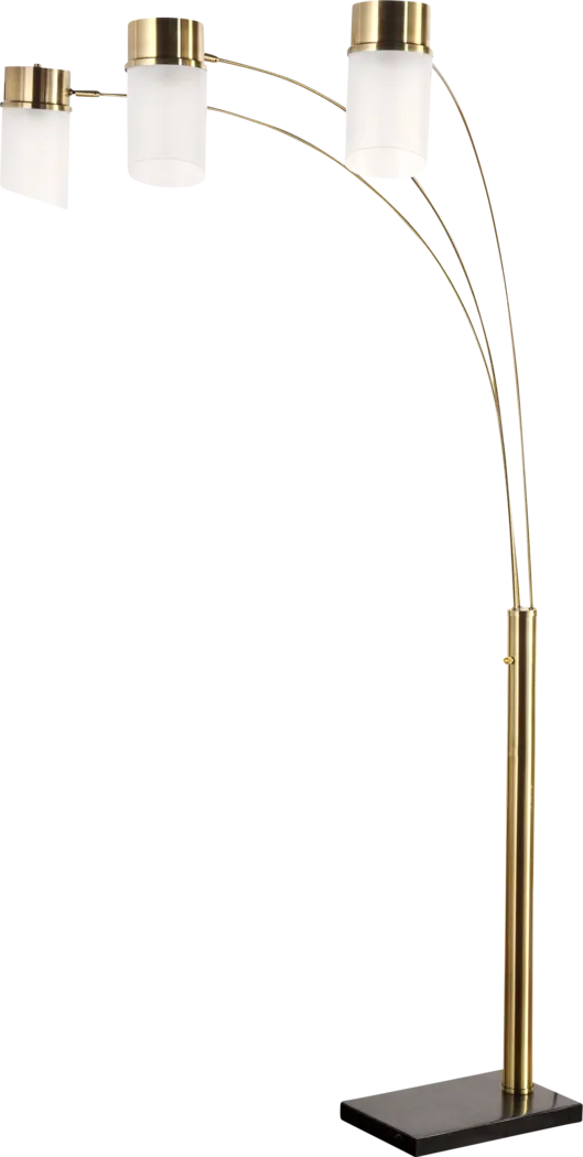 Juaneta Estates Gold Floor Lamp - Thumbnail - Image 1