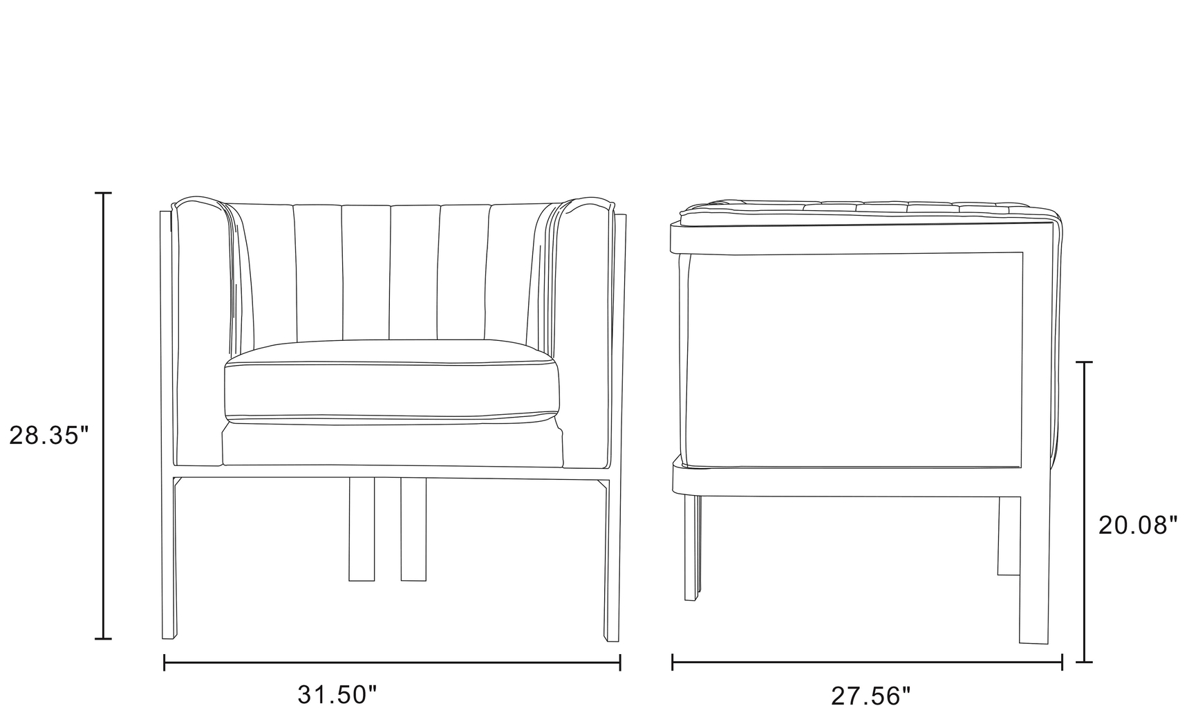 Judlee Gray Accent Chair - Thumbnail - Image 8
