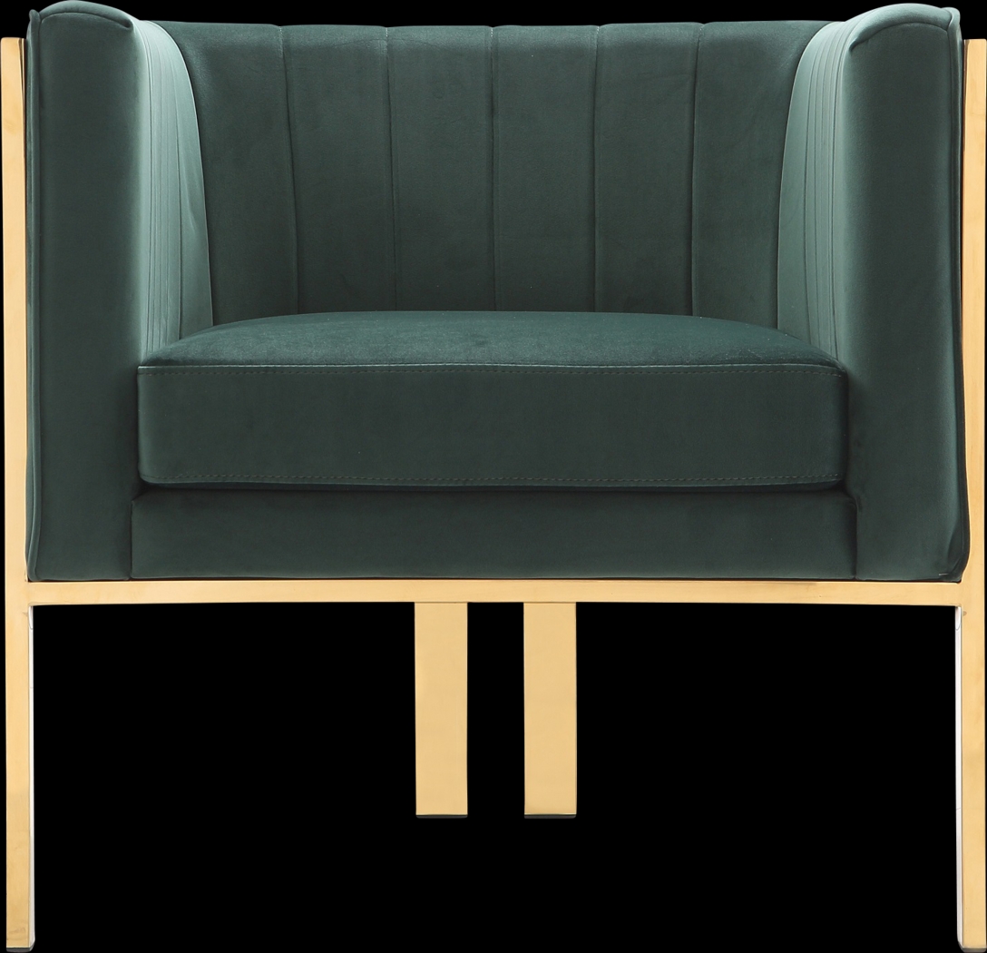 Judlee Green Accent Chair - Thumbnail - Image 3