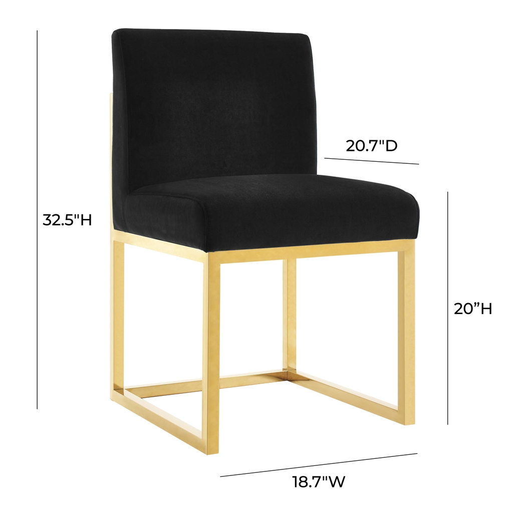 Juleah Black Dining Chair - Thumbnail - Image 6