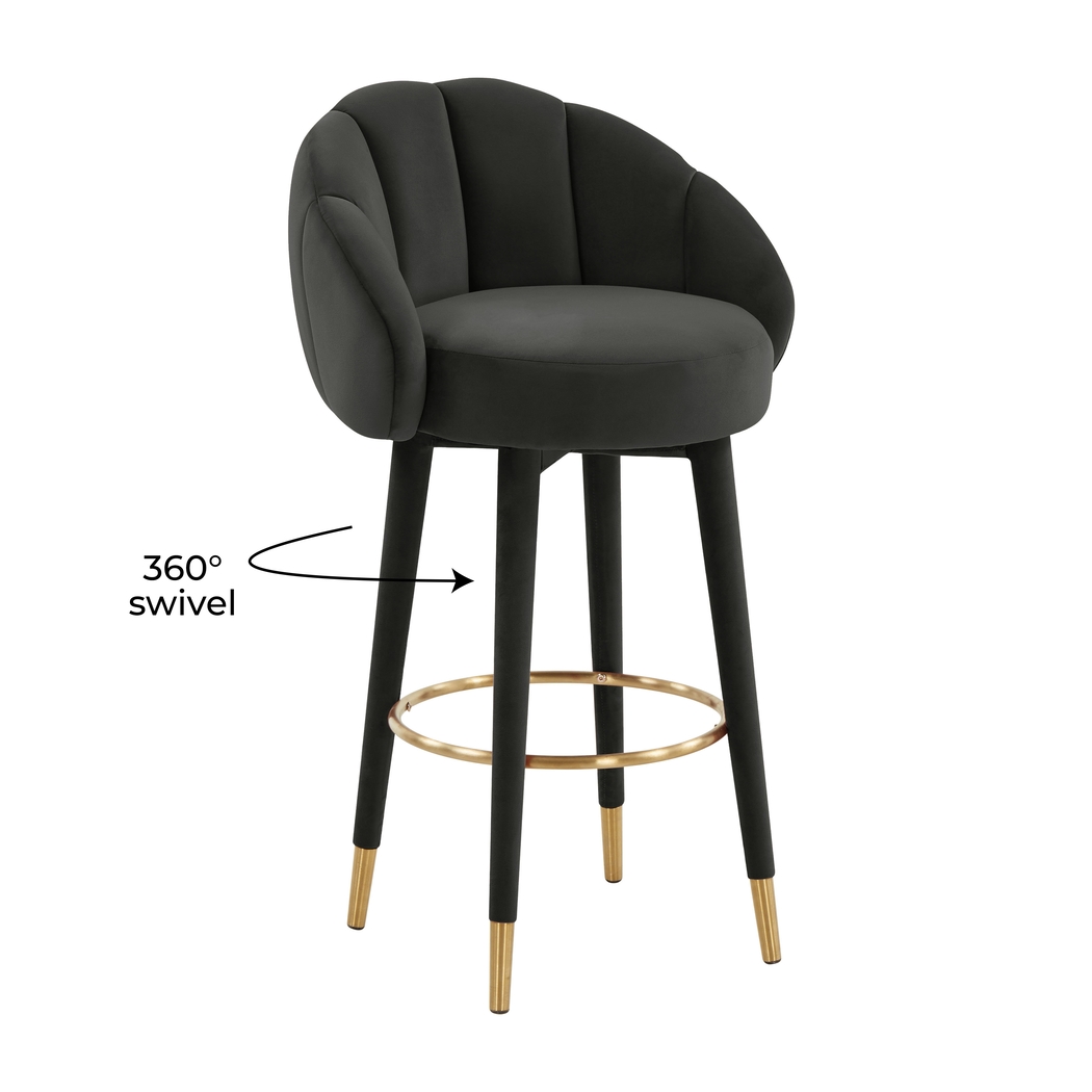 Juleane Black Barstool - Thumbnail - Image 6
