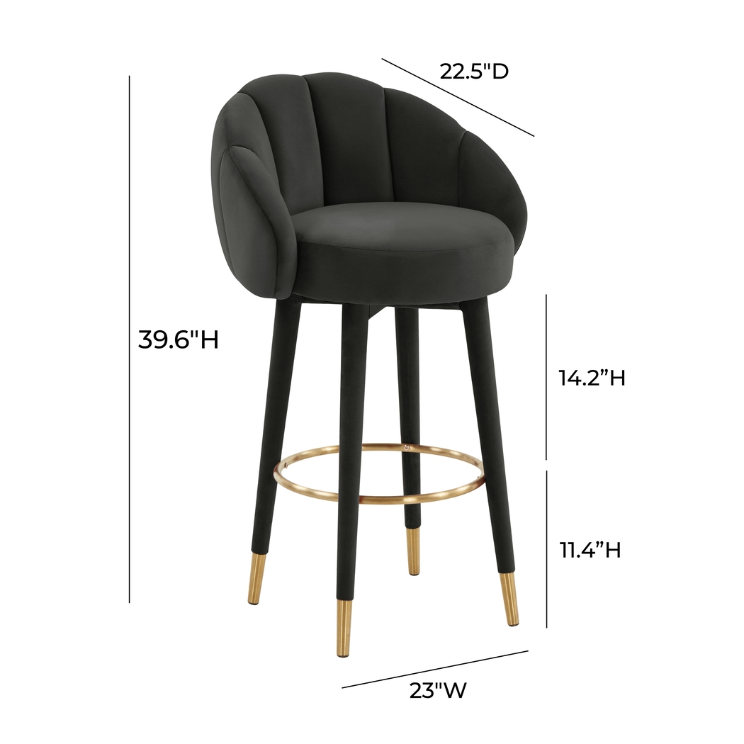 Juleane Black Barstool - Thumbnail - Image 7