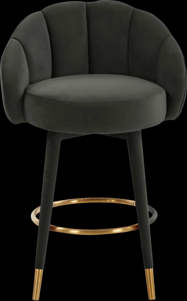 Juleane Black Counter Height Stool - Thumbnail - Image 2