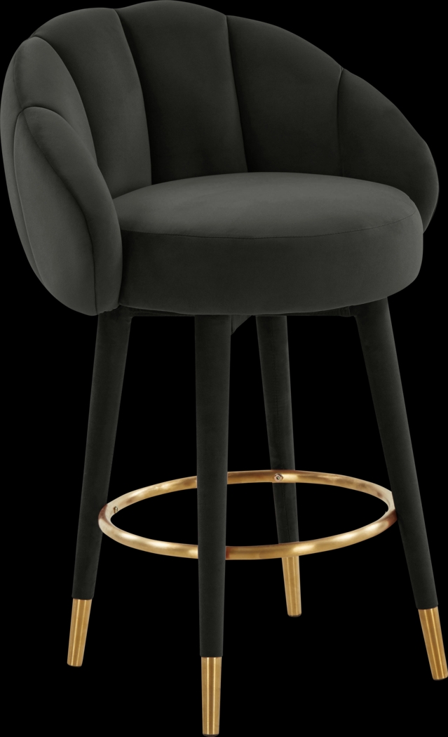 Juleane Black Counter Height Stool - Thumbnail - Image 1