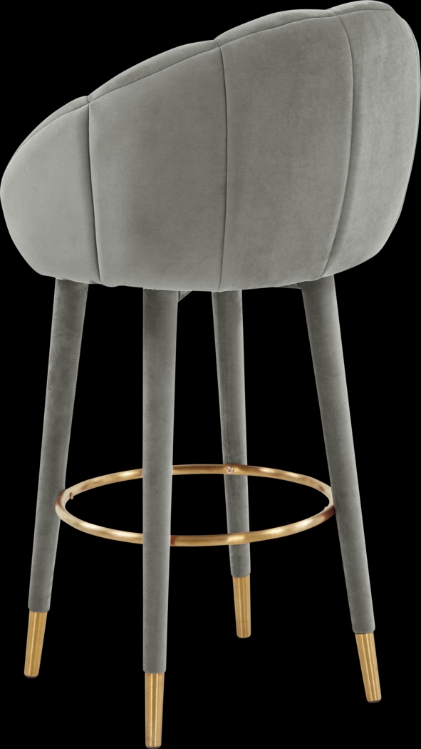 Juleane Light Gray Barstool - Thumbnail - Image 3