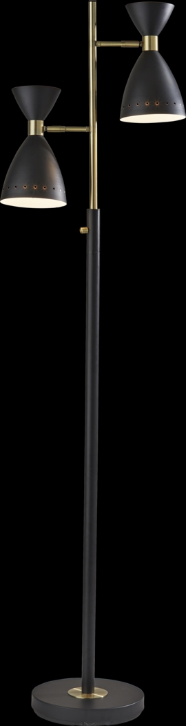 Jules Drive Black Torchiere - Thumbnail - Image 1