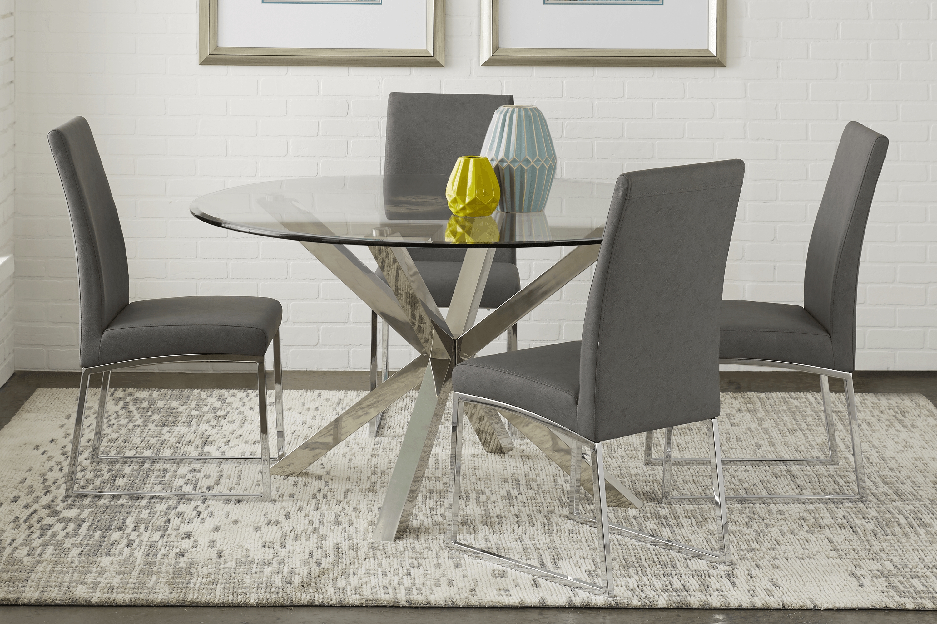 Jules Gray Dining Table - Thumbnail - Image 2