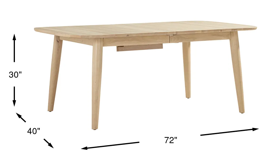 Julian Natural Light Wood Rectangular Dining Table | Rooms to Go