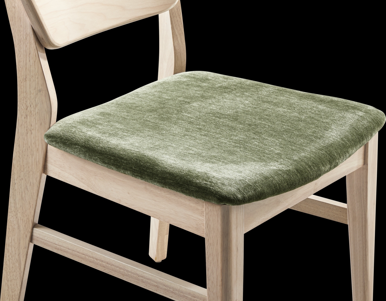 Julian Natural Panel Back Side Chair - Thumbnail - Image 4