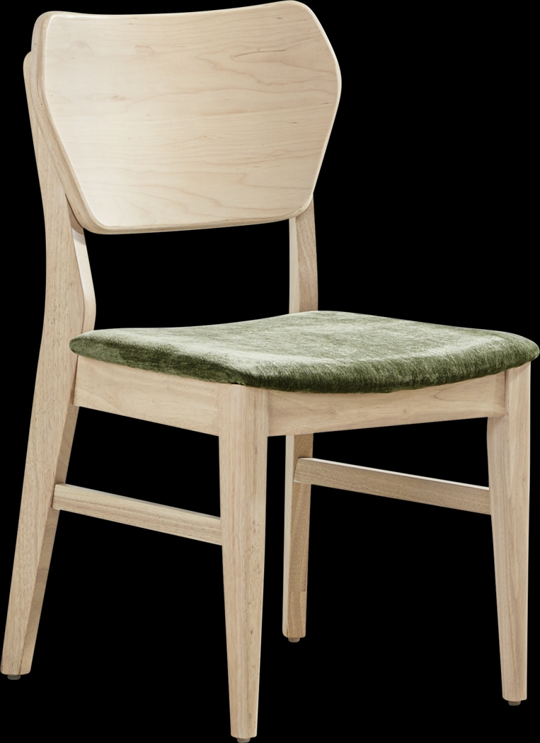 Julian Natural Panel Back Side Chair - Thumbnail - Image 1