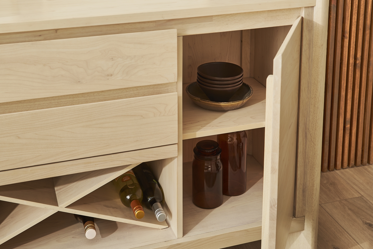 Julian Natural Sideboard - Thumbnail - Image 4