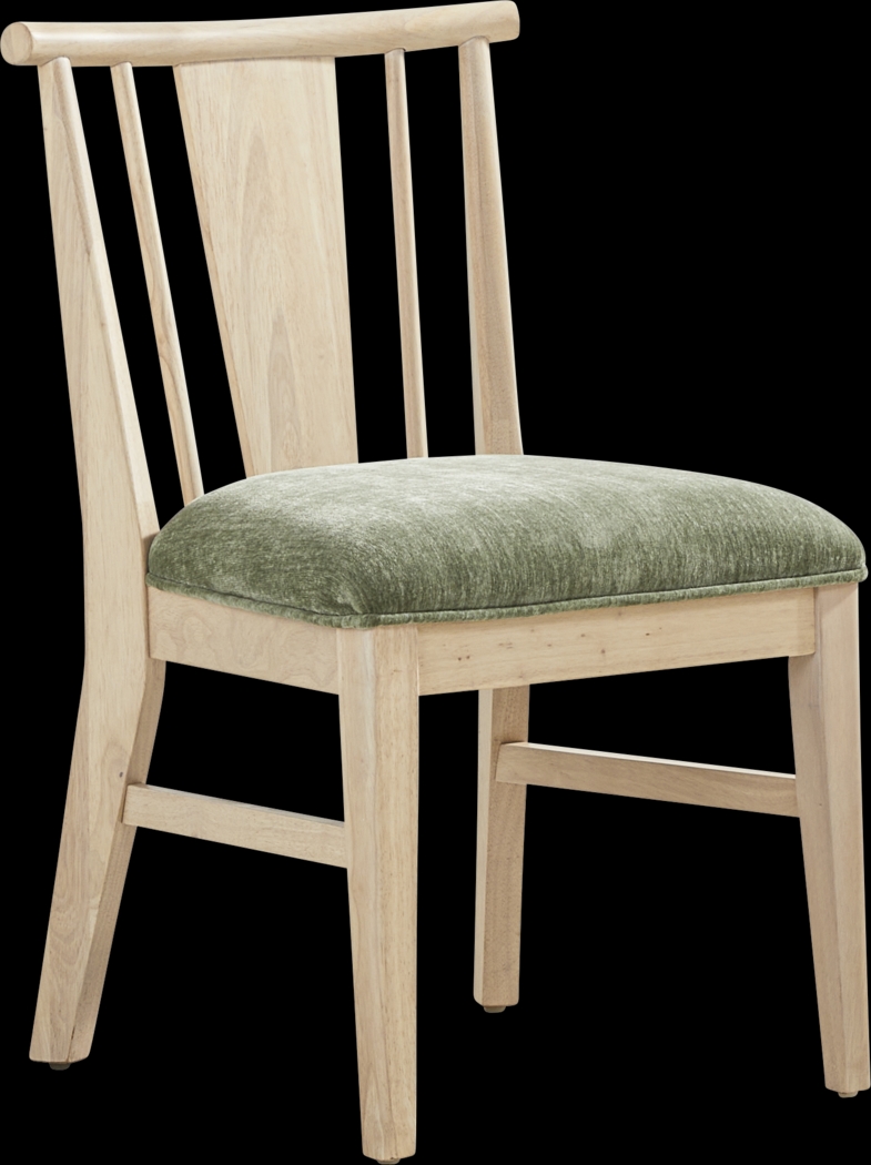 Julian Natural Spindle Back Side Chair - Thumbnail - Image 1
