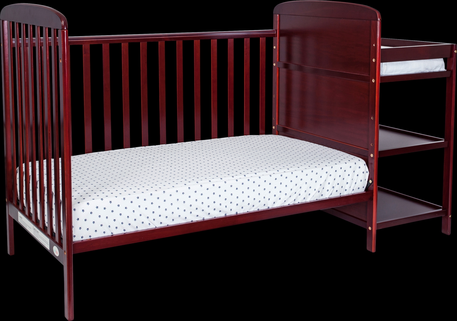 Kids Julian Park Brown Cherry Crib and Changer - Thumbnail - Image 5