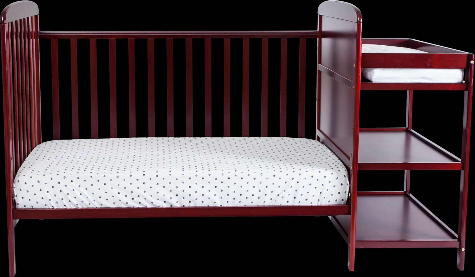 Kids Julian Park Brown Cherry Crib and Changer - Thumbnail - Image 6