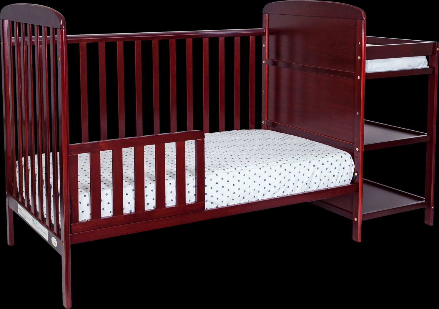 Kids Julian Park Brown Cherry Crib and Changer - Thumbnail - Image 7