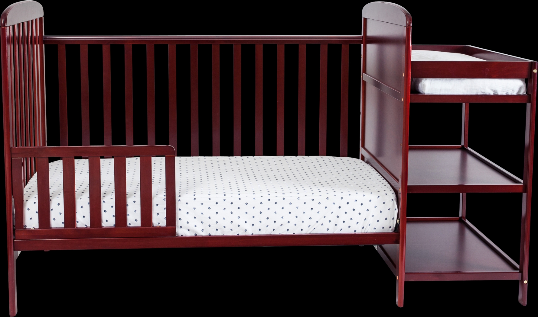 Kids Julian Park Brown Cherry Crib and Changer - Thumbnail - Image 8