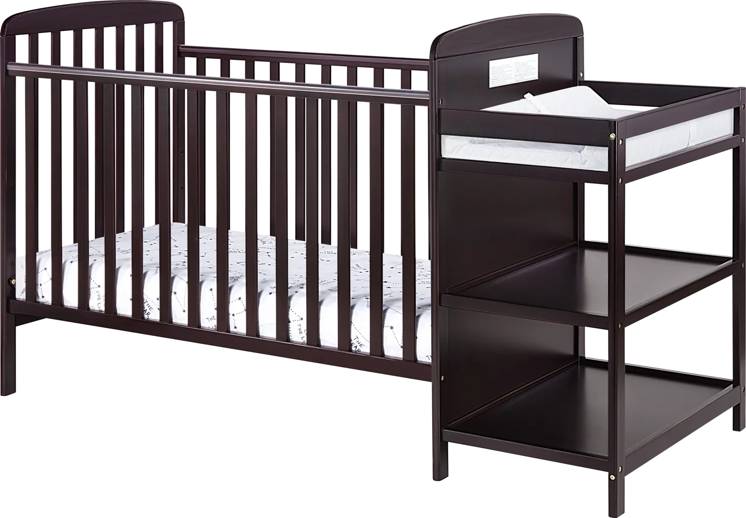 Kids Julian Park Espresso Crib and Changer - Thumbnail - Image 1