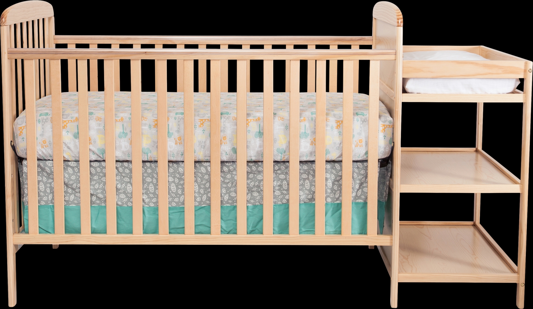 Kids Julian Park Natural Crib and Changer - Thumbnail - Image 4