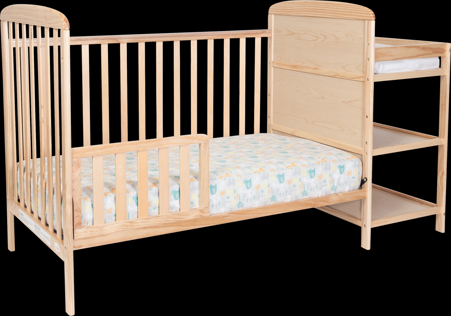 Kids Julian Park Natural Crib and Changer - Thumbnail - Image 5