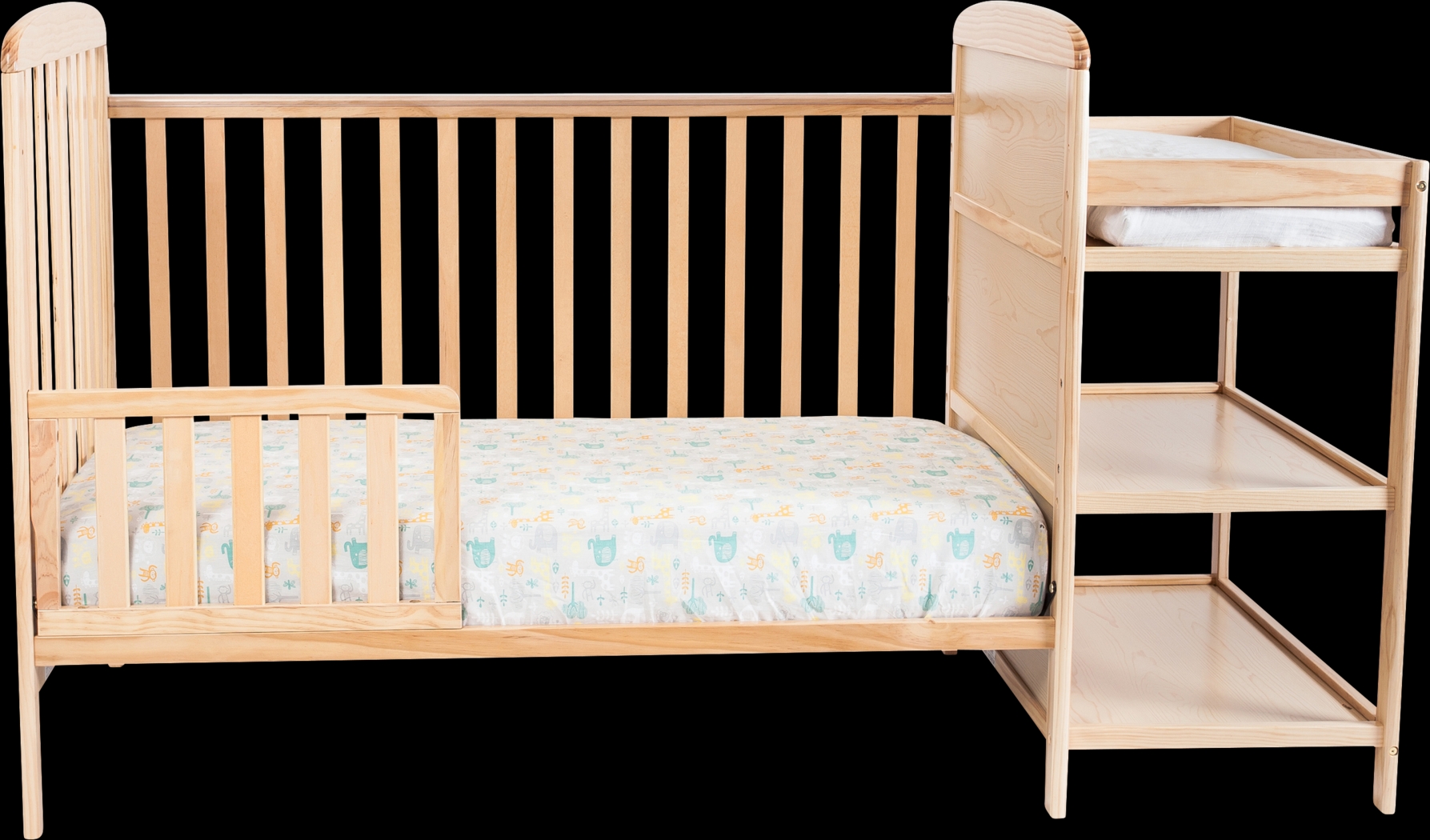 Kids Julian Park Natural Crib and Changer - Thumbnail - Image 6