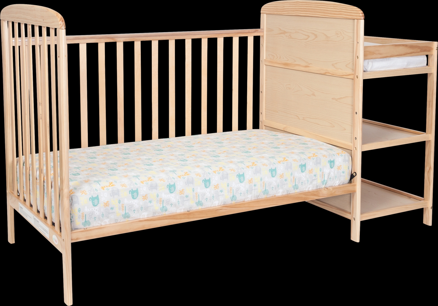 Kids Julian Park Natural Crib and Changer - Thumbnail - Image 7